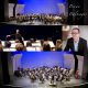 Composer Brian Balmages clinics students at San Diego Winds Festival