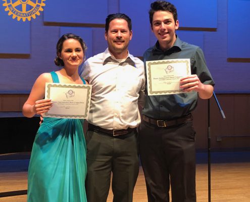 Conservatory student advances to final round of Rotary Youth Instrumental Music Contest
