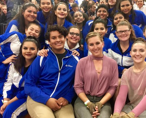 Noble Guard performs at Winter Guard International (WGI) Regional