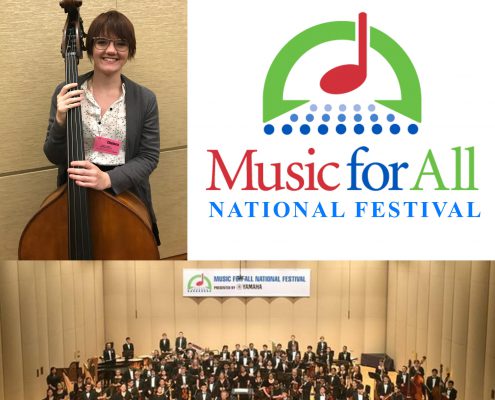 San Marcos Bands student performs with the Honor Orchestra of America