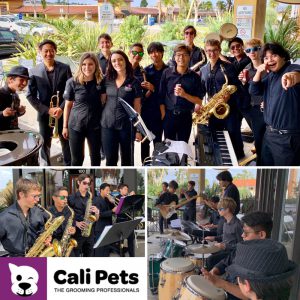 Jazz Combo entertains at the Grand Opening of CaliPets