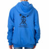 Blue/Black Zipped Hoodie