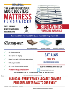 mattress fundraiser